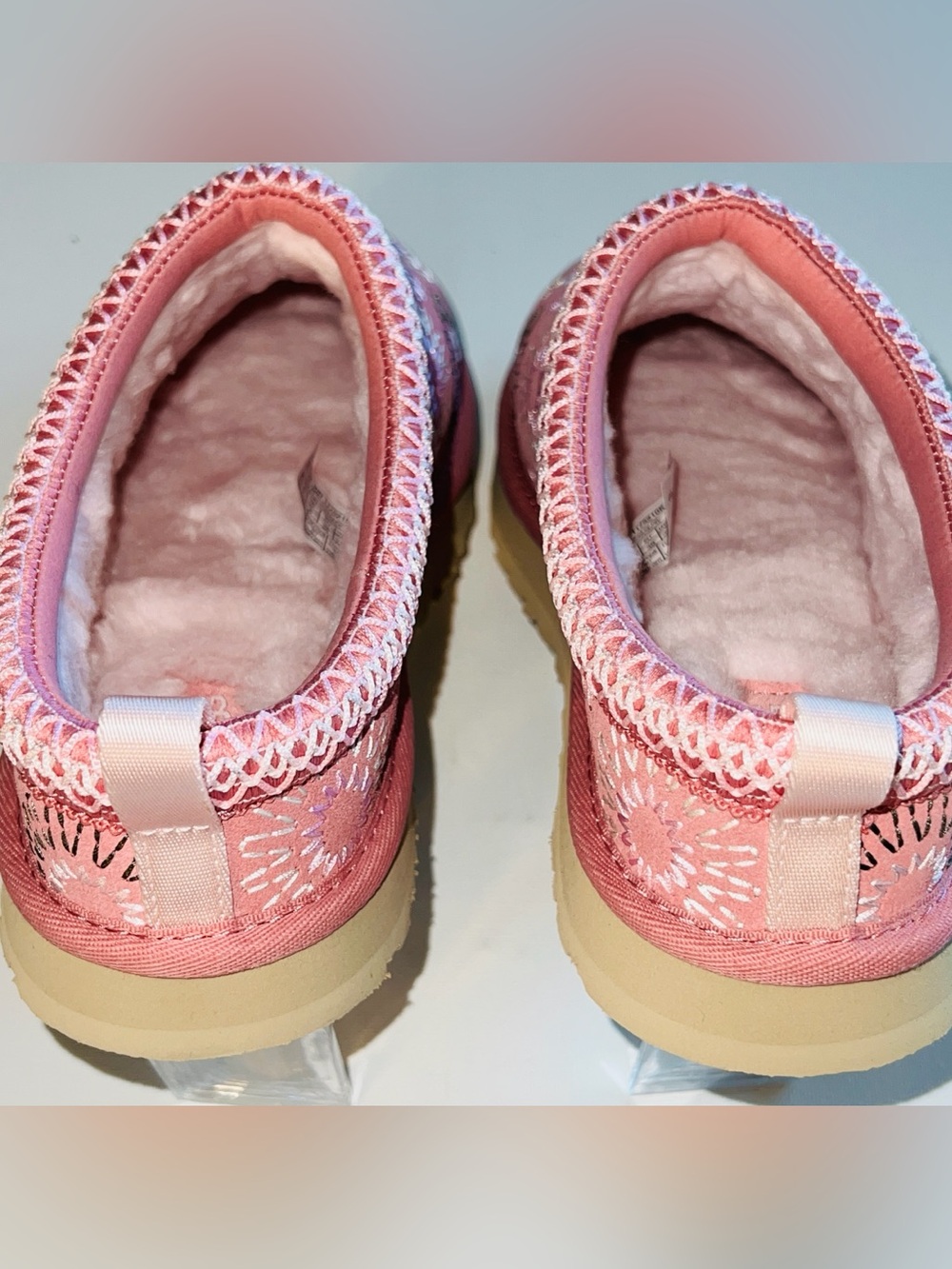 🆕 UGG Tazz Sun Stitch Logo Platform Clog Slippers Horizon Pink Women’s US 7.5/8 - Picture 7 of 16